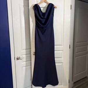 NWOT Amazon Women's Navy Maxi Dress